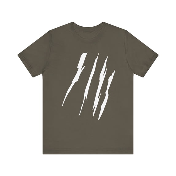 Effete Feline Claw Marks Scratch Unisex Jersey Short Sleeve Tee