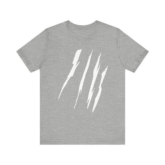 Effete Feline Claw Marks Scratch Unisex Jersey Short Sleeve Tee