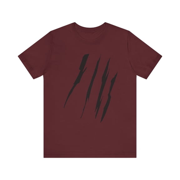 Effete Feline Claw Marks Scratch Unisex Jersey Short Sleeve Tee