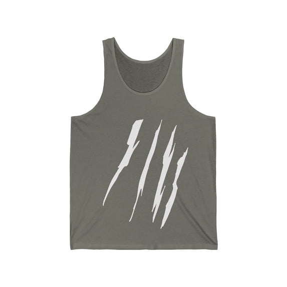 Effete Feline Claw Marks Scratch Unisex Jersey Tank