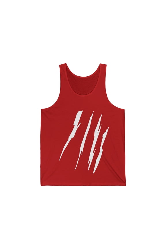 Effete Feline Claw Marks Scratch Unisex Jersey Tank