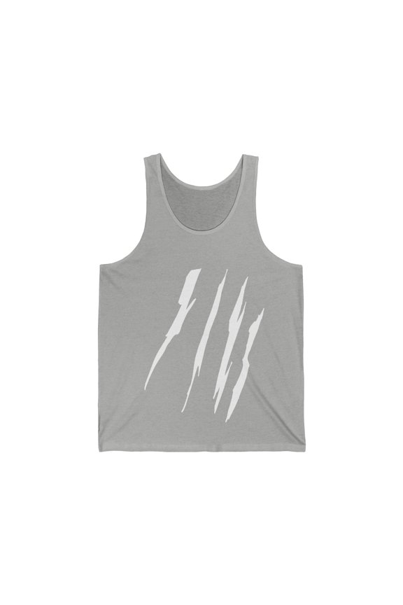 Effete Feline Claw Marks Scratch Unisex Jersey Tank