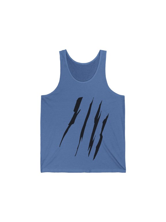 Effete Feline Claw Marks Scratch Unisex Jersey Tank