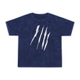 thumbnail image 1 of Effete Feline Claw Marks Scratch Unisex Mineral Wash T-Shirt, 1 of 4