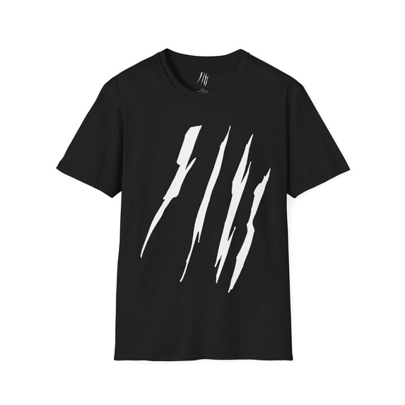 Effete Feline Claw Marks Scratch Unisex Softstyle T-Shirt