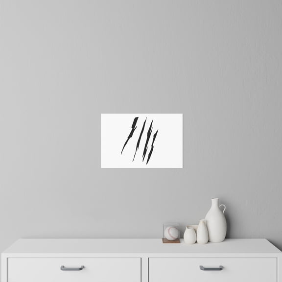 Effete Feline Claw Marks Scratch Wall Decals