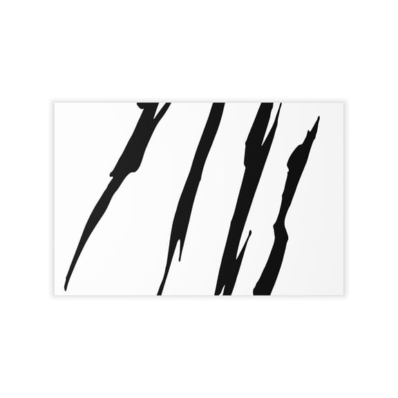 Effete Feline Claw Marks Scratch Wall Decals
