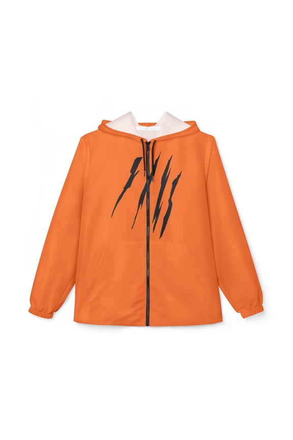 Effete Feline Claw Marks Scratch Windbreaker Jacket (AOP)
