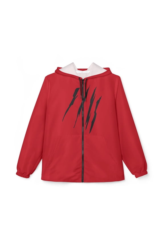 Effete Feline Claw Marks Scratch Windbreaker Jacket (AOP)