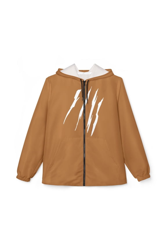 Effete Feline Claw Marks Scratch Windbreaker Jacket (AOP)