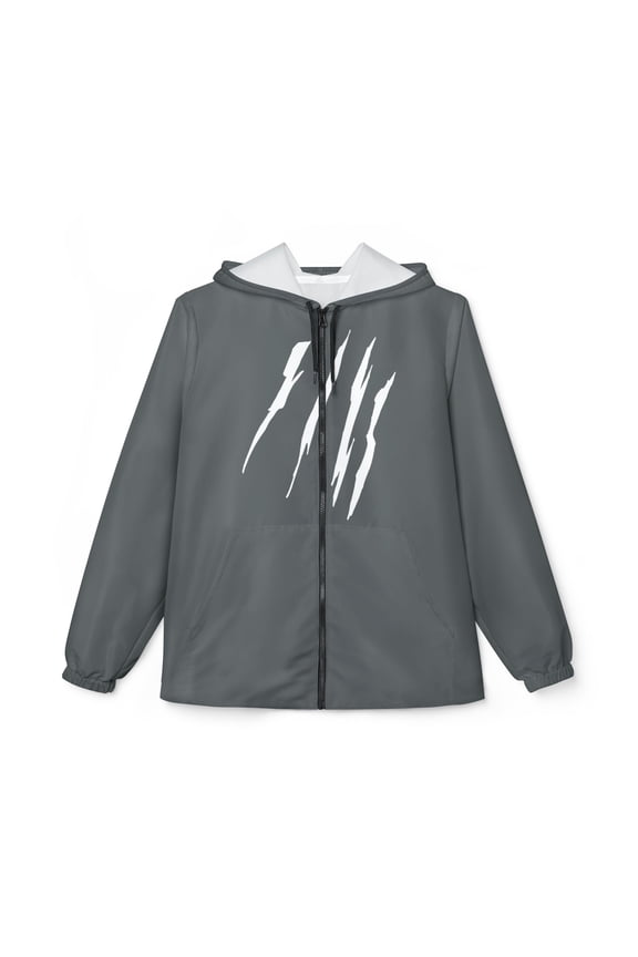 Effete Feline Claw Marks Scratch Windbreaker Jacket (AOP)