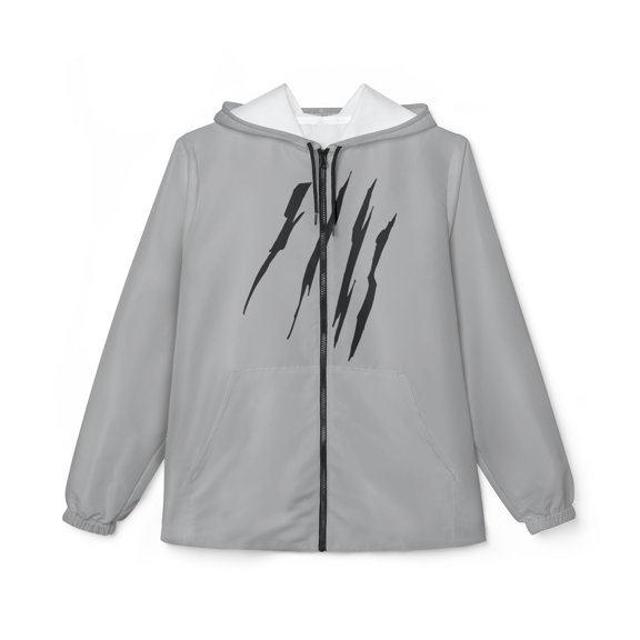 Effete Feline Claw Marks Scratch Windbreaker Jacket (AOP)
