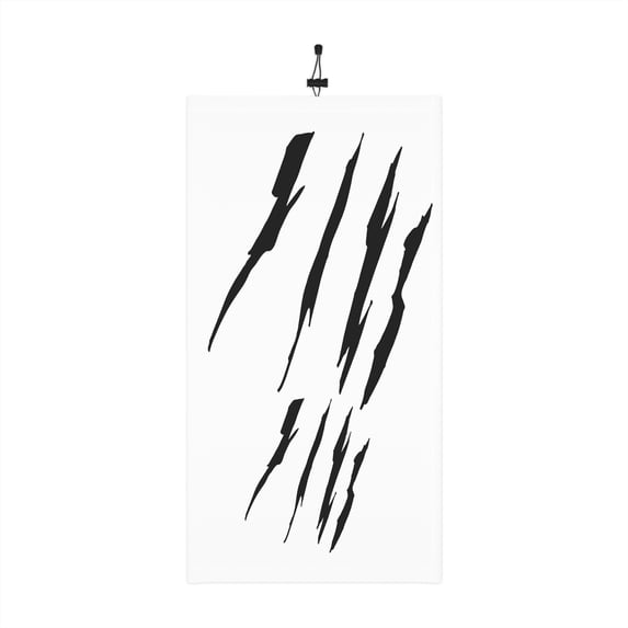 Effete Feline Claw Marks Scratch Winter Neck Gaiter With Drawstring