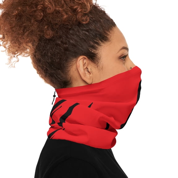 Effete Feline Claw Marks Scratch Winter Neck Gaiter with Drawstring