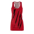 thumbnail image 1 of Effete Feline Claw Marks Scratch Women Cut & Sew Racerback Dress (AOP), 1 of 7