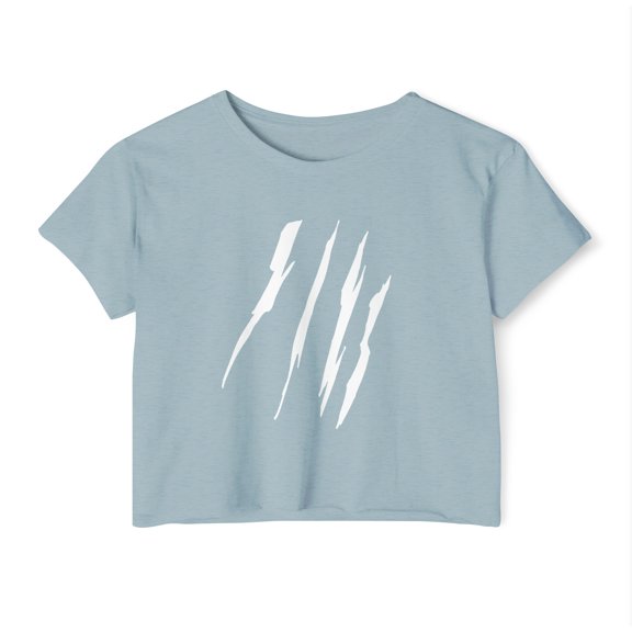 Effete Feline Claw Marks Scratch Women Festival Crop Top