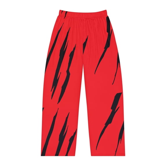 Effete Feline Claw Marks Scratch Women Pajama Pants (AOP)