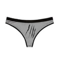 thumbnail image 1 of Effete Feline Claw Marks Scratch Women Thongs (AOP), 1 of 1