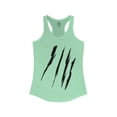 thumbnail image 1 of Effete Feline Claw Marks Scratch Women Ideal Racerback Tank, 1 of 2
