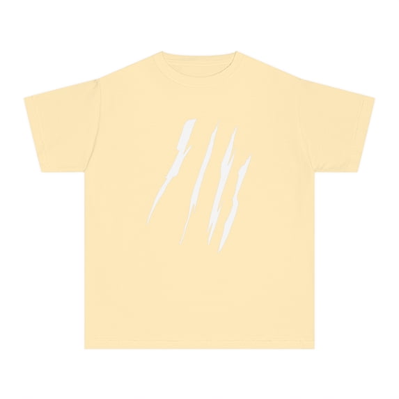 Effete Feline Claw Marks Scratch Youth Midweight Tee