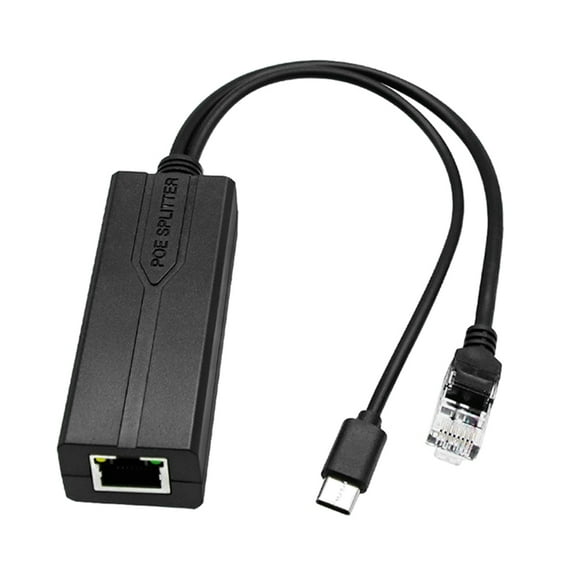 Efficiency USB C POE Splitter 5V USB C Power Adapter For Surveillances Camera