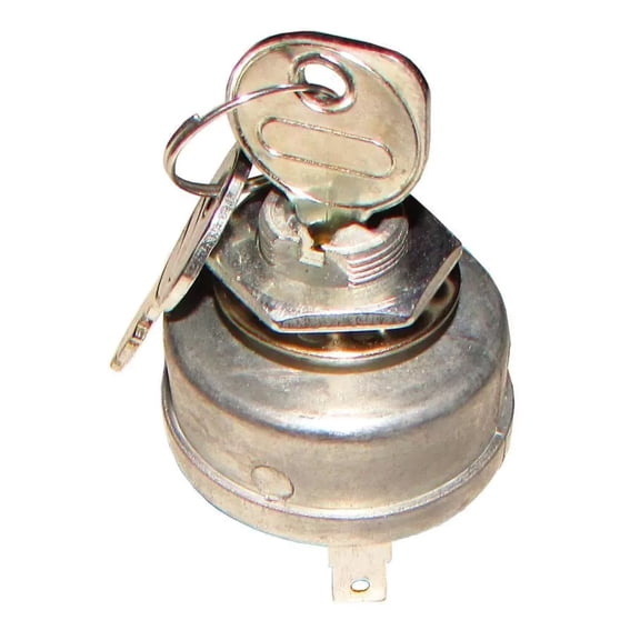 Efficient 109-4736 Ignition Key Switch for Lawn Care Durable Zinc Alloy, 3 Positions, 6 Terminals