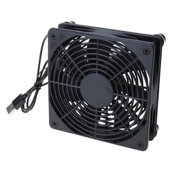 Efficient 120mm USB Fan with Stand for Cooling Routers, Networks Servers Projects, and Laptop Cooling Solution