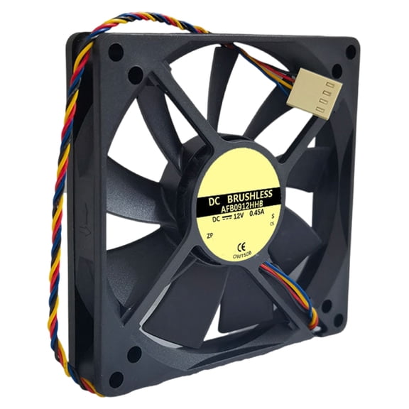 Efficient 12V 90x90x15mm Computer Fan with Speeds Control and 52CFM Airflows PC Cooling Fan for Continuous Use