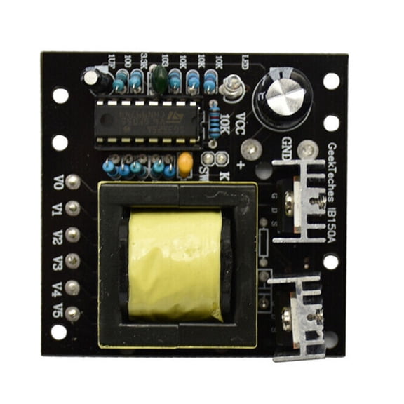 Efficient 150W Inverter Boost Circuit Board for Powering Electronics, Square Wave Output at 20KHz, Perfect for DIY Projects