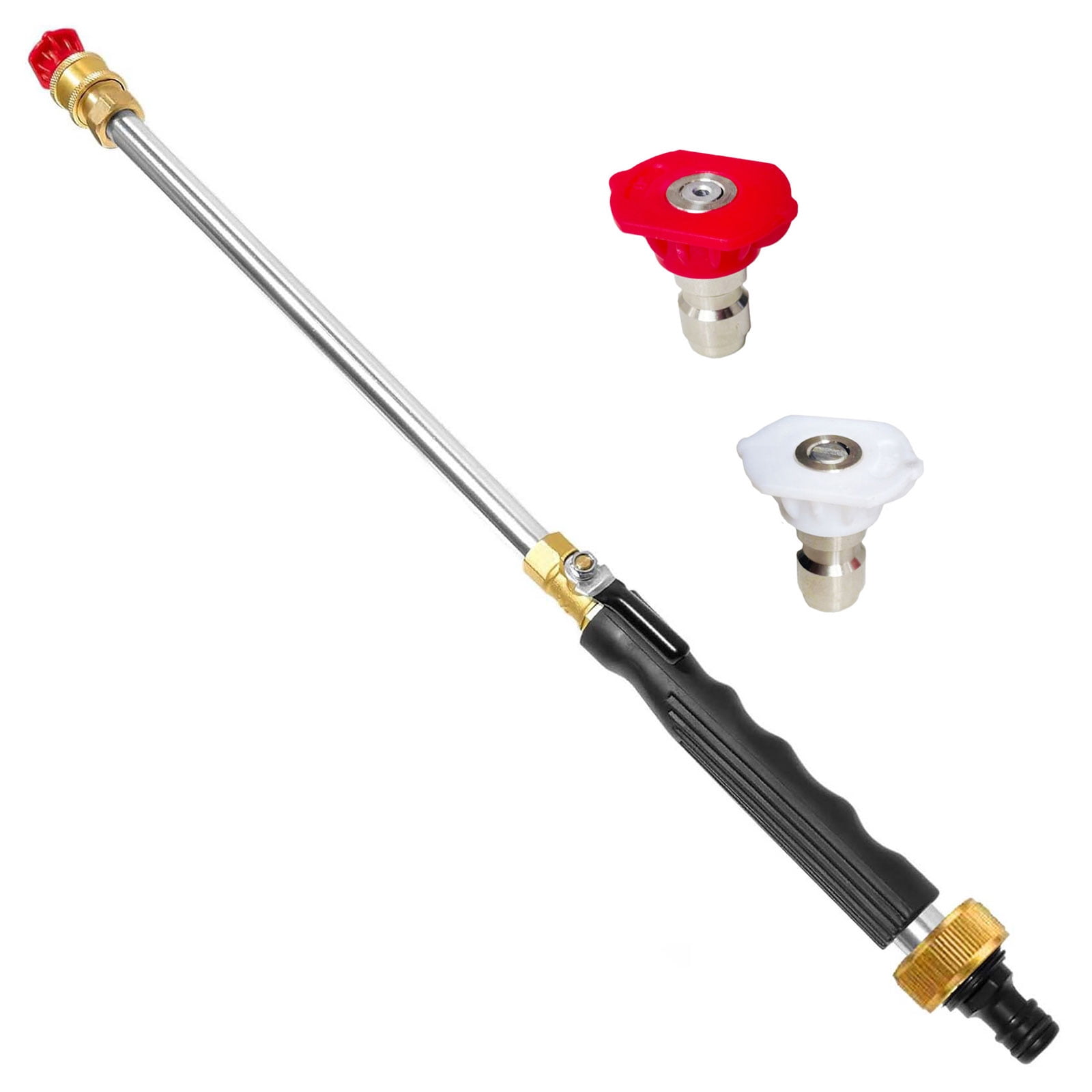 Efficient 2026 Upgraded Garden Hose Jet Nozzle Power Washer 2-in-1 High ...