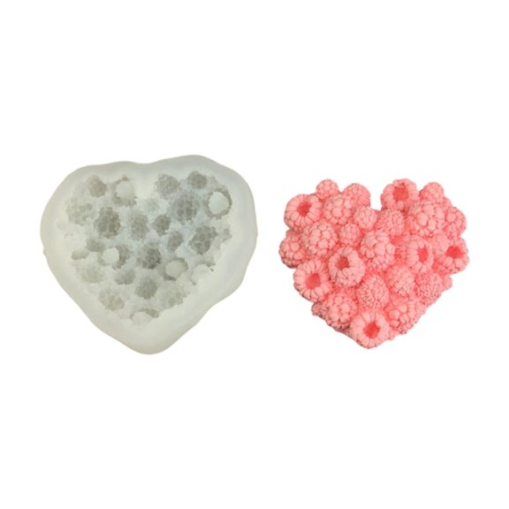 Efficient 230C Safe Silicone Raspberry Design Molds Safe Silicone Dessert Molds Great For Kids Cooking And Holiday Baking