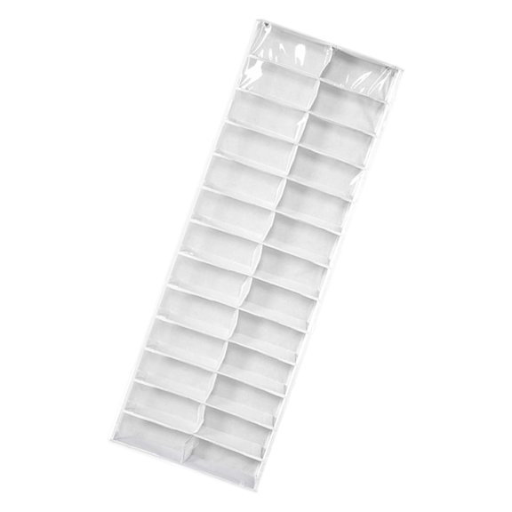 Efficient 26 Pocket Not Woven Fabric Door Planner With Clear Pouches For Sweatshirts Clothing Storage Space Saving