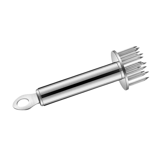 Efficient 304Stainless Steel Meat Needle Steak Hammer Metal Texture Perfect for Roasting and Barbecue Enthusiasts