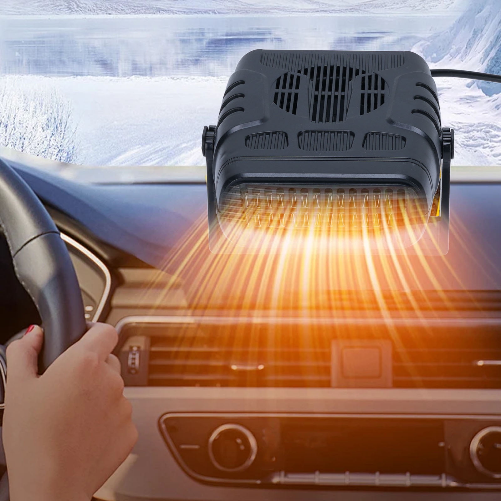 Efficient 30W Solar Heater: Monocrystalline Panel For Outdoor Heating, Includes Fan Accessories