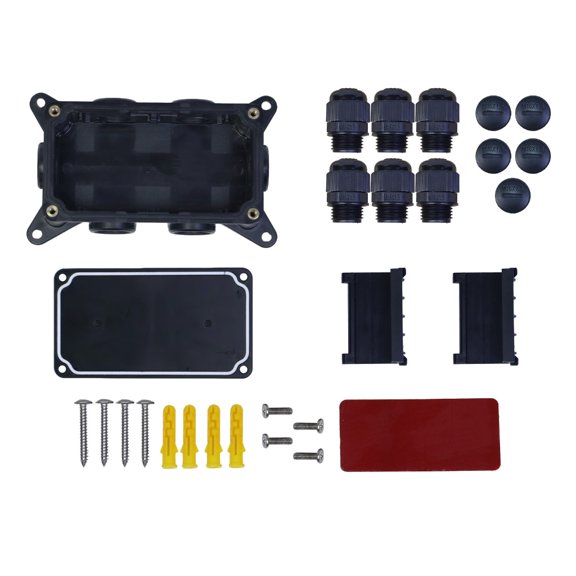 Efficient 6 Way Cable Organizers with IP68 Waterproof Rating for Outdoor Electrical Connection Easy Installation