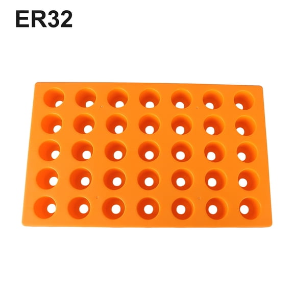 Efficient 60 Hole ER Collet Storage Box for CNC Machines Tool Organization Solution with Quick Splicing Design