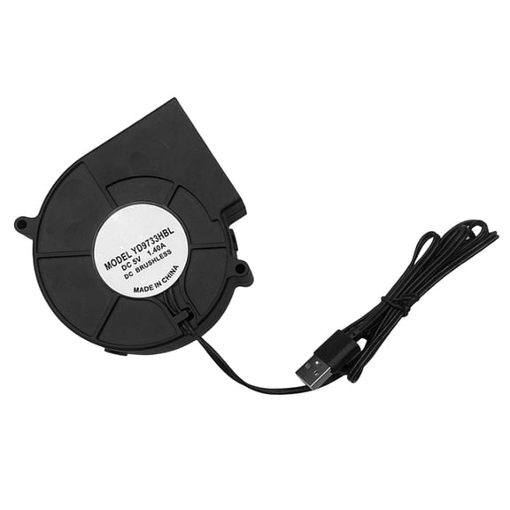Efficient 9733 High Speed USB Cooling Blower Fan For Various Cooling Needs BBQ & 3D Printing With Optional Speed Control