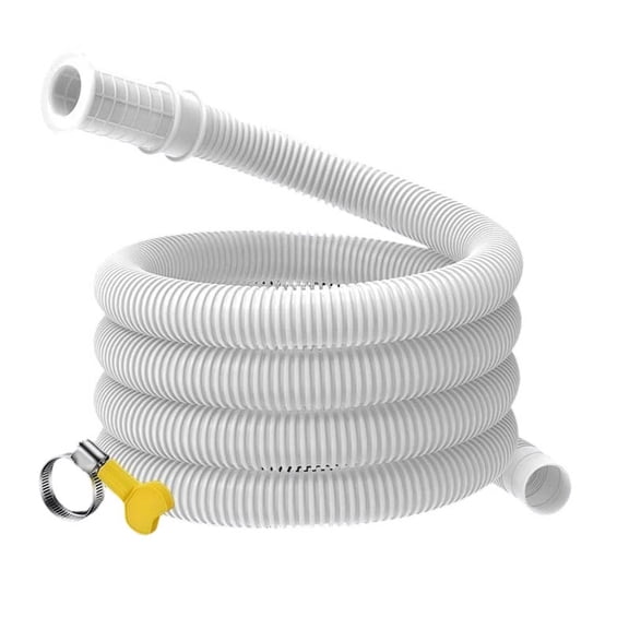 Efficient AC Drain Hose Extender Leak Prevent Pipeline Fitting Optimized Condensate Extension Pipe for Household HVAC Air Conditioner Plumbing Setup