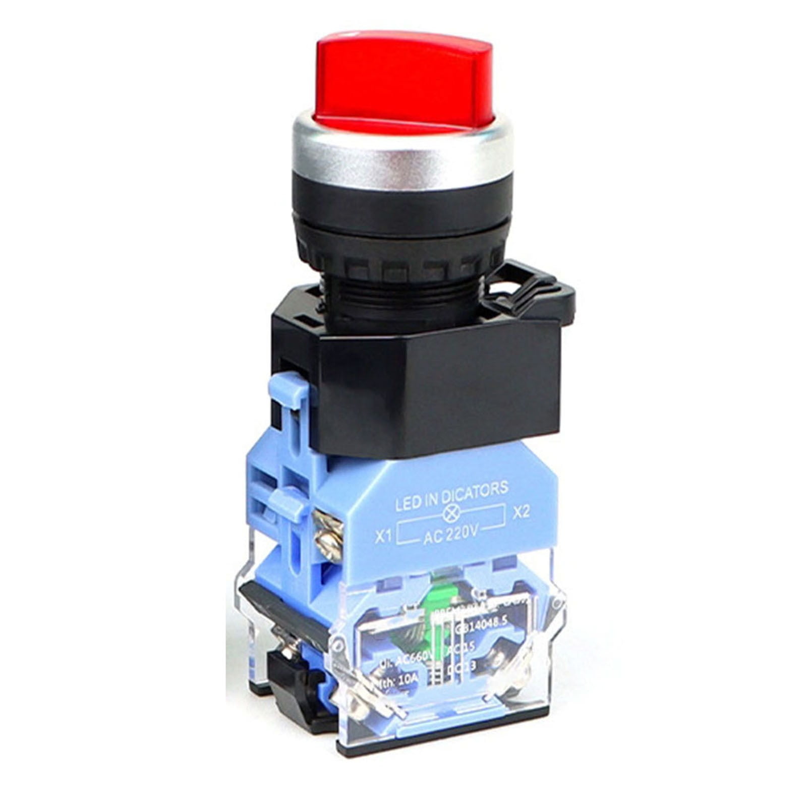 Efficient AC220V Lighted Knob Switch for CNC Lathes and Industrial ...