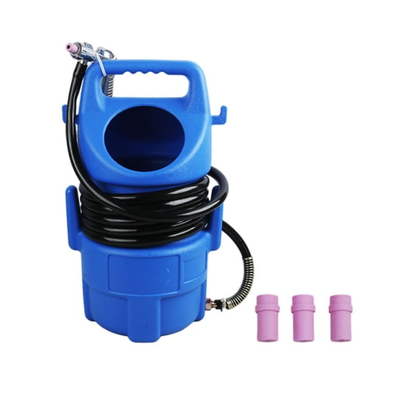 Efficient Air Sandblasting Tool for Polishing and Deburring Compacted Size 1/4 Inch Air Inlet Connector Aluminum Ideal for Small Space Projects