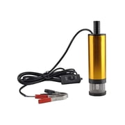 Efficient Aluminum Alloy Electric Submersible Fuel Transfer Pump For Diesel Oil And Water  Diesel Fuel Transfer Pump with Filter, for Automotive, Farm & Marina Use, Mini Portable 12v 38mm