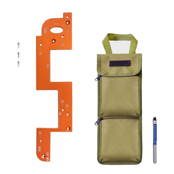 Efficient Aluminum Slotting Template Mold Jigs for Safe Aesthetic Cabinet Handle Grooves Precise Furniture Modifications