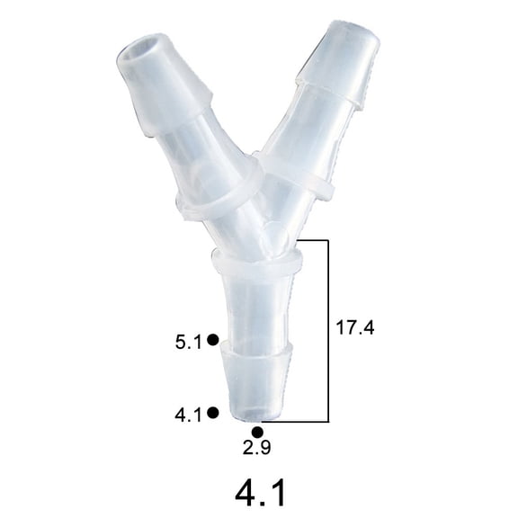 Efficient And Y-Shaped Tee Connector Hose Barb Fitting For Drip