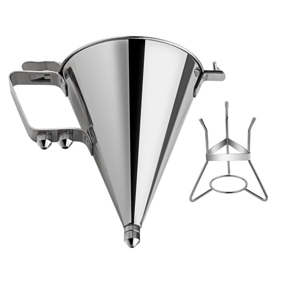 Efficient Balls Funnel Stainless Steel Batters Pouring Device Perfect for Making Cakes Muffins and Cookie