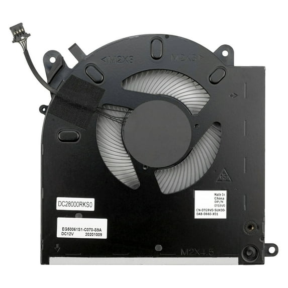 Efficient CPU Cooler CPU GPU Cooling Fan for Alienware M15 R3 R4 Laptops