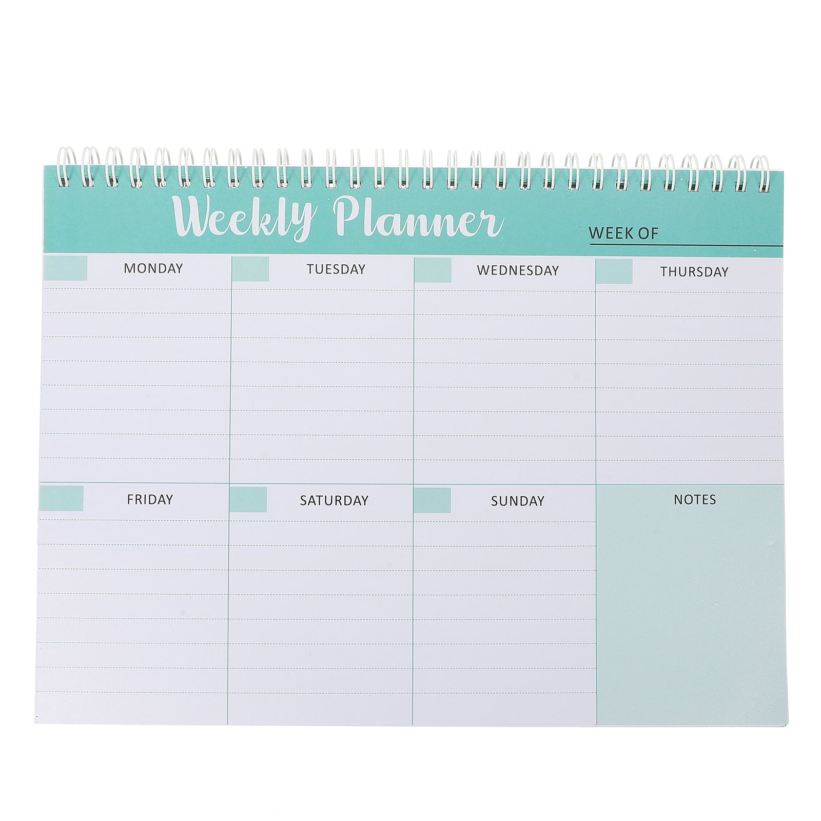 Efficient Calendar Weekly Schedule Planner Note Pads Calendars Notepad for Homeschool