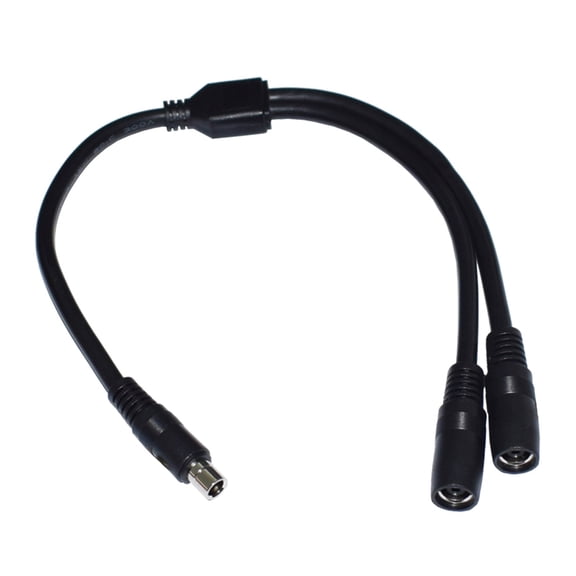 Efficient Charging Cord Y Splitter Wire DC8.0mmx2.0mm Power Cable 14AWG for Solar Panel 40cm/15.75inch Length
