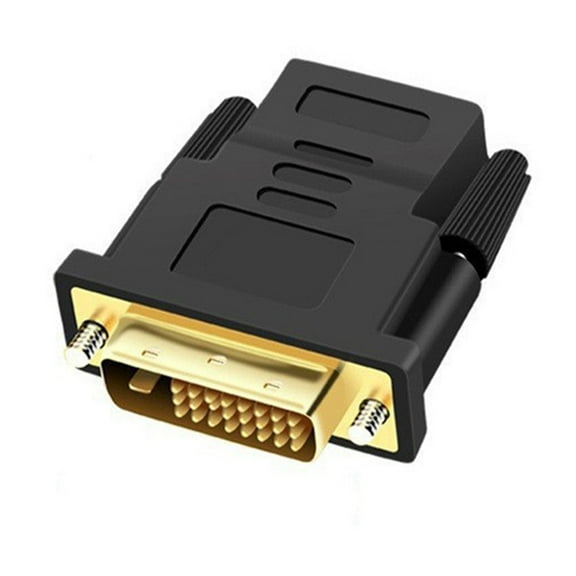 Efficient DVI to Cable Converter Featuring a 24k Gold Finish Supports Full HD Video Output Up to 1080P for Various Devices