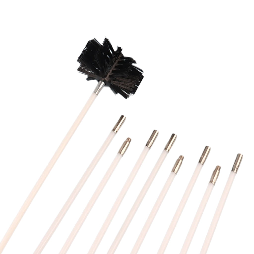 Efficient Dryer Vent and Chimney Cleaning Kit Feature Brushes with Flexible Rod