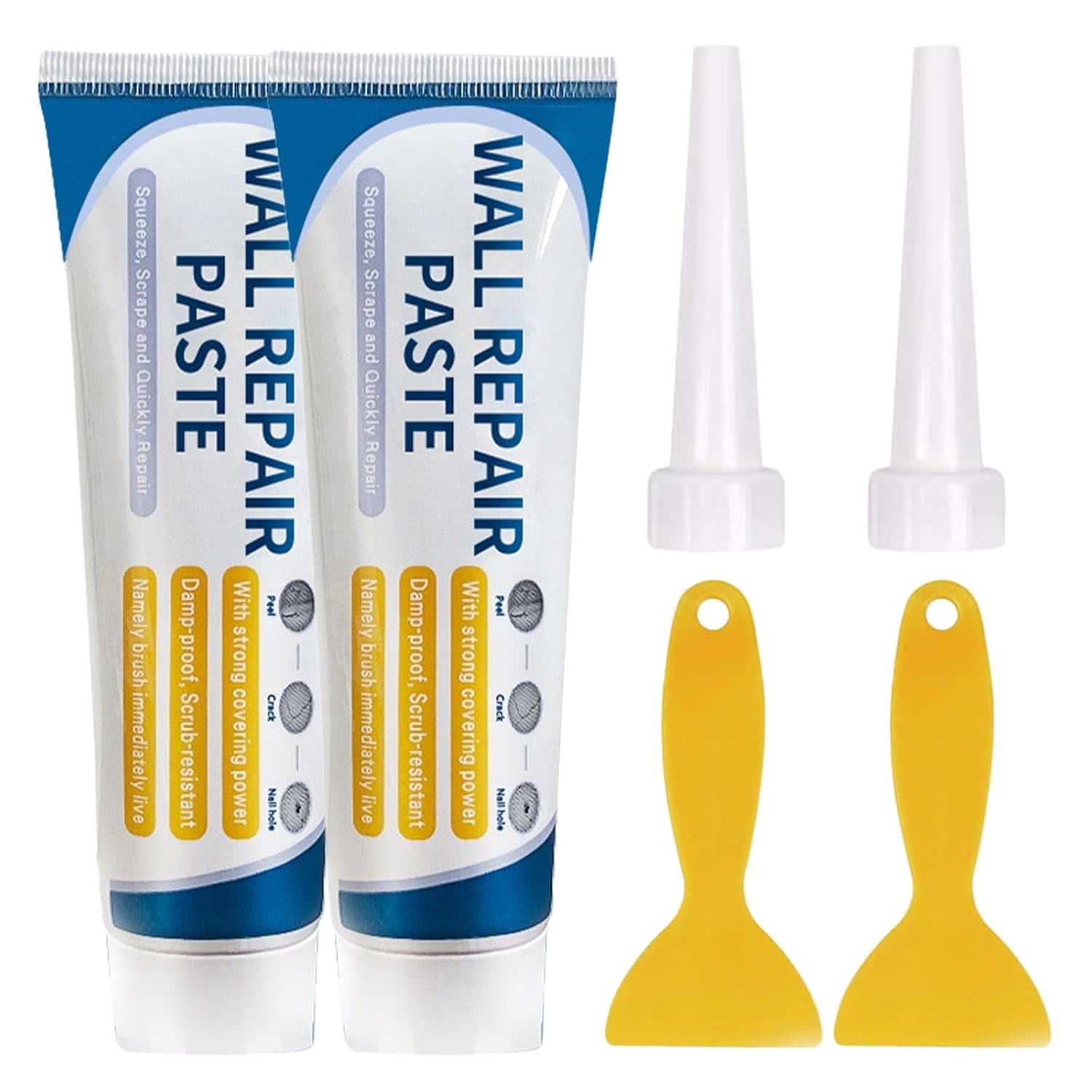 Efficient Drywall Repair Kit With Scraper, 2026 New Wall Mending Agent